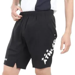 アスレタ(ATHLETA) サッカー ハーフパンツ メンズ ポケ付きプラクティスパンツ 18018 ブラック XOサイズ