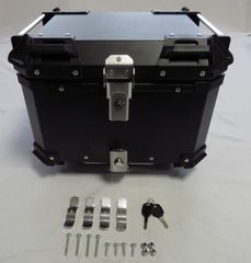 NMAX nmax125/155 n-max 新型 V3 2025 以降 アルミ リア キャリア & 45Lリアボックス 黒