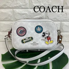 希少✨新品未使用✨ COACH ディズニーコラボ チャーム付 白 29353 ...