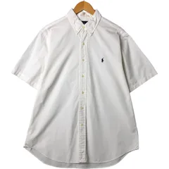 古着 ラルフローレン Ralph Lauren CLASSIC FIT 半袖 ボタンダウンシャツ メンズL相当/eaa562715