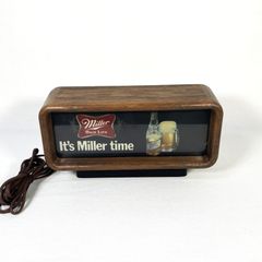 80s Miller Lighted Bar Sign　ミラー　ライトサイン　ヴィンテージ　アンティーク　アメトイ