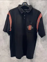 Harley ブラック ポロシャツ SM014