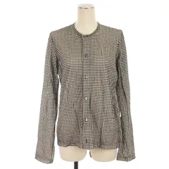 ジュンヤワタナベ JUNYA WATANABE コムデギャルソン COMME des GARCONS バンドカラーシャツ 長袖 総柄 ブラック Mのサムネイル