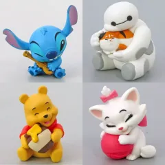 【中古】トレーディングフィギュア 全4種セット 「むぎゅっと! ディズニーキャラクター」