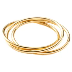 【ゴールド × 15号】[Cream dot. クリームドット公式] リング 指輪 レディースステンレス製 金属アレルギー つけっぱなし サージカルステンレス トリプル 3連 3重 スキンジュエリー 大人 ミックスゴールド 3MIX 