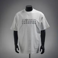 【今日特価】MaisonMargiela 25ss ナンバー 3 文字プリント T シャツ