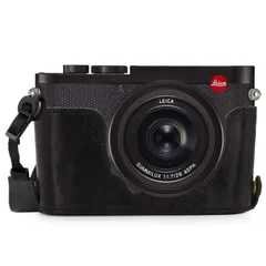 値下げ中【極美品】Leica Q2　※オマケ付き (純正バッテリー、本革ケース) ライカ用 レザーボディケース LEICA Q/Q2/Q3対応 LMB-Q123