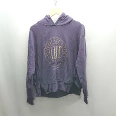 ◇ ⊇ AMERICAN HOLIC アメリカン ホリック 長袖 パーカー サイズM パープル レディース E  【1501160038500】
