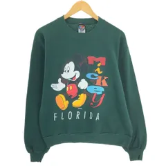 古着 90年代 MICKEY UNLIMITED MICKEY MOUSE ミッキーマウス キャラクタースウェットシャツ トレーナー USA製 メンズL相当/eaa468842
