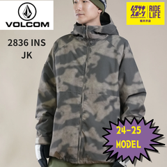 【ムラスポ公式】VOLCOM　2836 INS JKT（CAM）　24-25　メンズ　スノーウェア　スノーボード　22％OFF