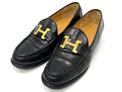⭐️人気⭐️ エルメス HERMES ローファー ブラック 23cm - メルカリ