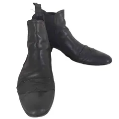 入手困難✨ ヨウジヤマモト ブーツ 本革 レザー ヴィンテージ ブラック Yohji Yamamoto Leather Biker Boots US6.0 / ヨウジヤマモト