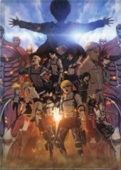 [중고] 클리어 파일 키 비주얼 A4 클리어 파일 [극장판 진격의 거인 완결편 THE LAST ATTACK] 무비티케 카드 예매권 특전