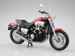 SKYNET 1/12 完成品バイク Yamaha Vmax ファイアーレッド
