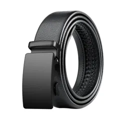 [WISSUA] ベルト スーツベルト メンズ オートロック式ベルト 穴なし サイズ調整可能 ビジネス カジュアル 紳士ベルト ギフトボックス付き