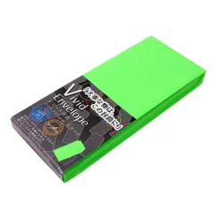 エヒメ紙工 封筒 ビビッド封筒 長形4号 緑 30枚 VV-ナガ4G-30P