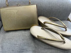 和装用バッグと草履セット　京都西じん老松