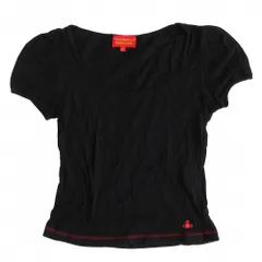 新品　ヴィヴィアンウエストウッド　変形　アシンメトリー　オーブ　カットソー　黒 Vivienne Westwood red label 美品 ヴィヴィアンウエストウッド