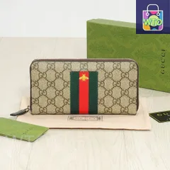 【今日特価】Gucci グッチ シングルジッパーポーチ オリジナル素材で良好な手触りと充実した収納を備える