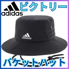★adidas アディダス バケットハット 黒 ブラック ワンサイズ 日よけ帽★のサムネイル