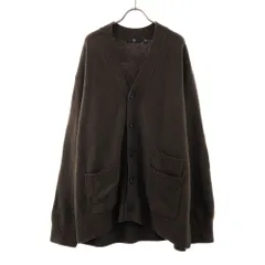 ユニクロ プラスジェイ ウール 長袖 ニットカーディガン 3XL ブラウン UNIQLO +J メンズ