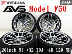 売*P様 4本 AVS モデル5 8J 9J 18インチ PCD114.3 ヨコ