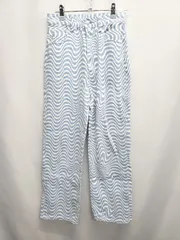 ◇ Θ SLY スライ 波柄 デニム パンツ サイズ1 ライトブルー系 レディース E  【1507160002442】