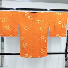 正絹　道行コート　未使用・しつけ付き　着丈８５㎝　裄６７㎝　Kー１１８