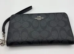 ★新品★未使用★ コーチ長財布 COACH  長財布 C4452 スモークブラック