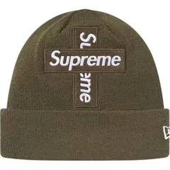 2024年最新】Supreme New Era Cross Box Logo Beanieの人気アイテム 