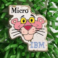 IBM  PINK PANTHER ピンクパンサー ピンバッチ