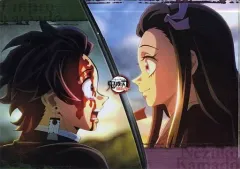 【中古】クリアファイル 竈門炭治郎＆竈門禰豆子 ランチョンマットケース 第十一話 「鬼滅の刃 刀鍛冶の里編×ufotable Cafe×マチ★アソビCAFE リアルタイムカフェ 最終話」