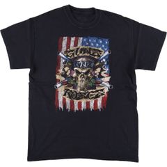 古着 GUNS N' ROSES ガンズアンドローゼズ ドクロ柄 スカル柄 バンドTシャツ バンT メンズM相当/eaa560679