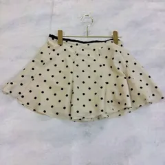 SNIDEL スナイデル ショートパンツ サイズ1号 ベージュ ドット キュロット