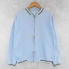 60's リブボーダー フルジップスウェット