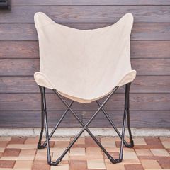 ZARA HOME フォールディング アルミ＆キャンバス チェア（美品