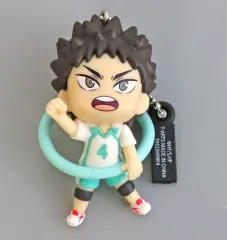 【中古】キーホルダー 岩泉一 「こんにち輪! フィギュアマスコット ハイキュー!! Vol.2」