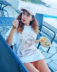 2025春夏 新品【BILLABONG/ビラボン】GRAPHIC PRINT LOOSE Tシャツ SCS レディース BF013211