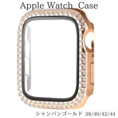 Apple Watch アップルウォッチ ラインストーン ハードケース カバー