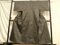 平和屋着物■本場大島紬　7マルキ　抽象文様　正絹　逸品　AAAM6269sa