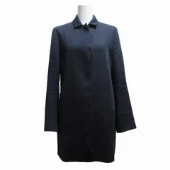 ステラマッカートニー STELLA McCARTNEY ステンカラーコート ジャケット シルバー金具 38 M 紺 ネイビー /NH 0710 ■GY09のサムネイル