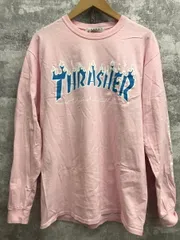 LABRAT × THRASHER FLAME LOGO L/S TEE (ラブラット × スラッシャー) 長袖Ｔシャツ 【F0217-004】