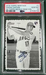 大谷翔平 2018 TOPPS HERITAGE '69 TOPPS DECKLE EDGE H.N