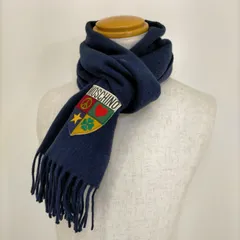 モスキーノ MOSCHINO イタリア製 ロゴワッペン ウールマフラー レディース 表記無 のサムネイル
