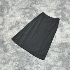【日本製】muoh  ムオ  ロングスカート【11】大人カワイイ  良品  レディース  灰色  グレー系   【送料無料】のサムネイル