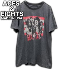 00's USA製 ACES&EIGHTS AC/DC バンドTシャツ Sサイズ ロックT エイシズアンドエイツ 2006年コピーライト入り ACES AND EIGHTS オフィシャル ビンテージ Tee