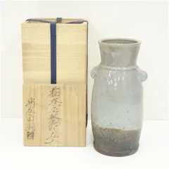 萩焼で人気陶芸家の新庄貞嗣氏の萩花入です。未使用品です 2026年最新】新庄貞嗣の人気アイテム - メルカリ