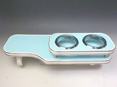 MK53Sスペーシア（17/12～） フロントテーブル　ライトブルー　WHｘシルバー