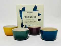 ル・クルーゼ　ミニ・ラムカン  ボタニークコレクション　４個セット　新品