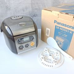 【加茂市のまだまだ使えるもの】Panasonic 電子ジャー炊飯器 0.54L（3合） SR-MZ051-K ブラック 2012年製 家電 パナソニック